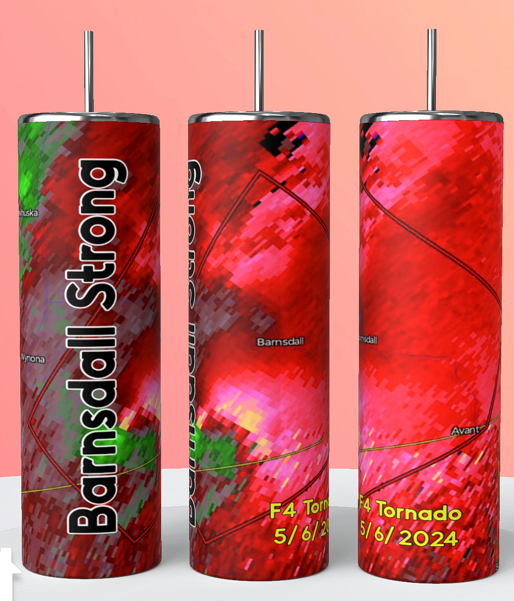 Barnsdall strong F4 tornado tumbler