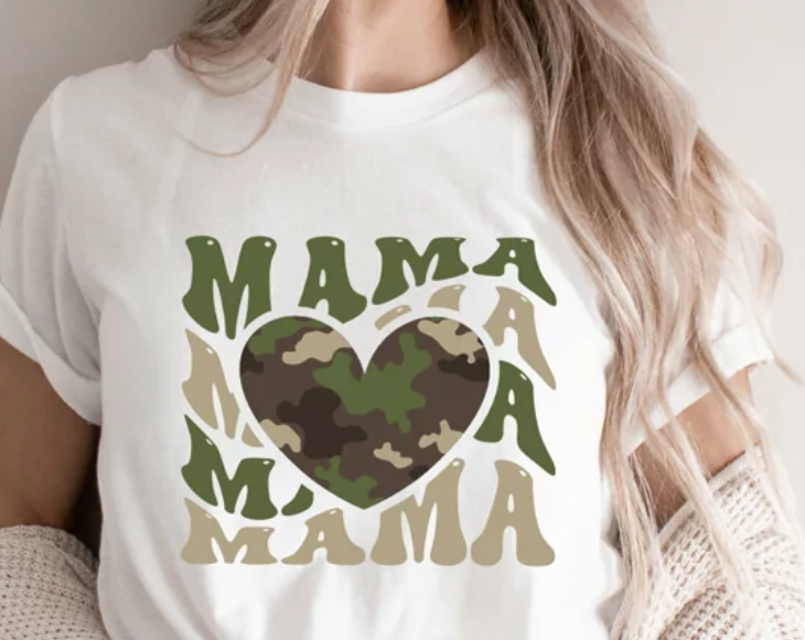 MAMA Camo heart