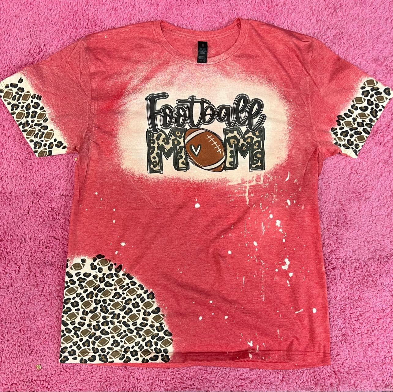 Football Mom Leopards and footballs
