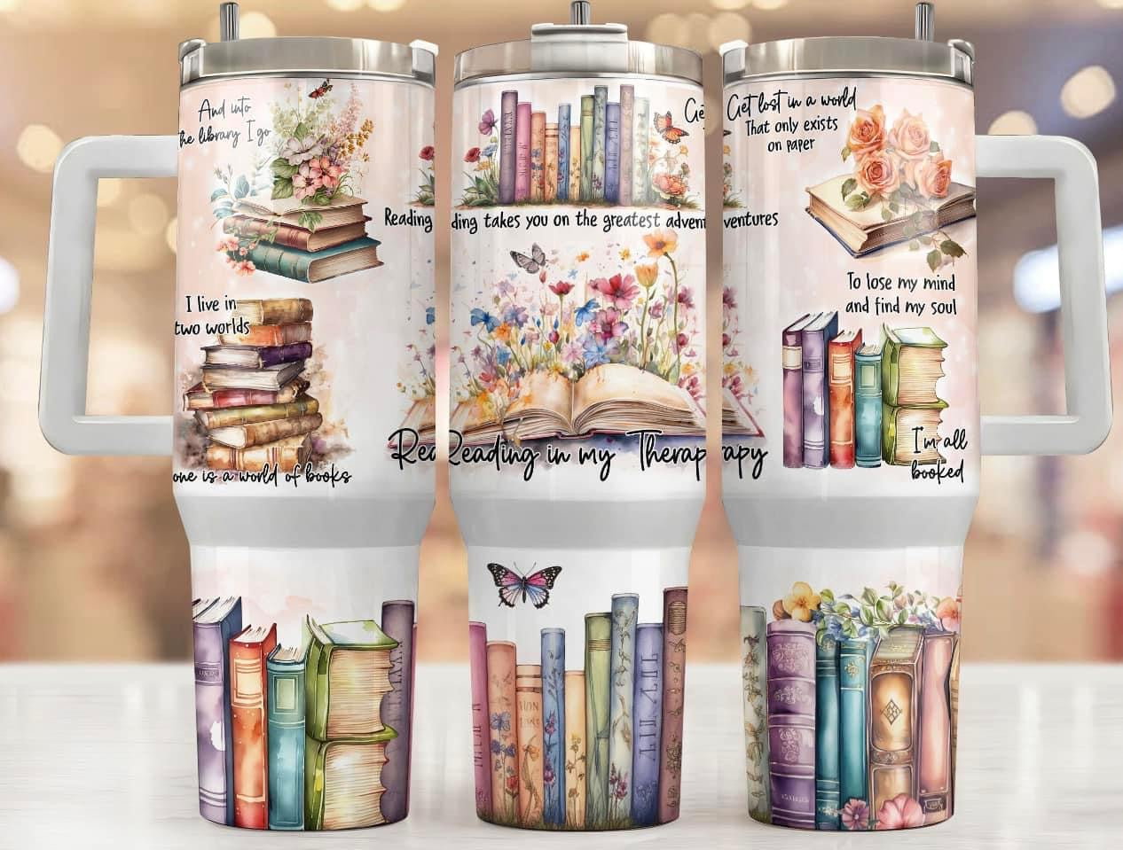 Book lovers tumbler