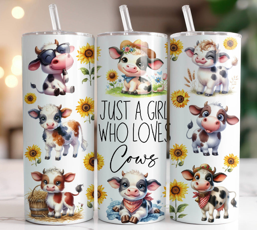 Just a girl who loves cows