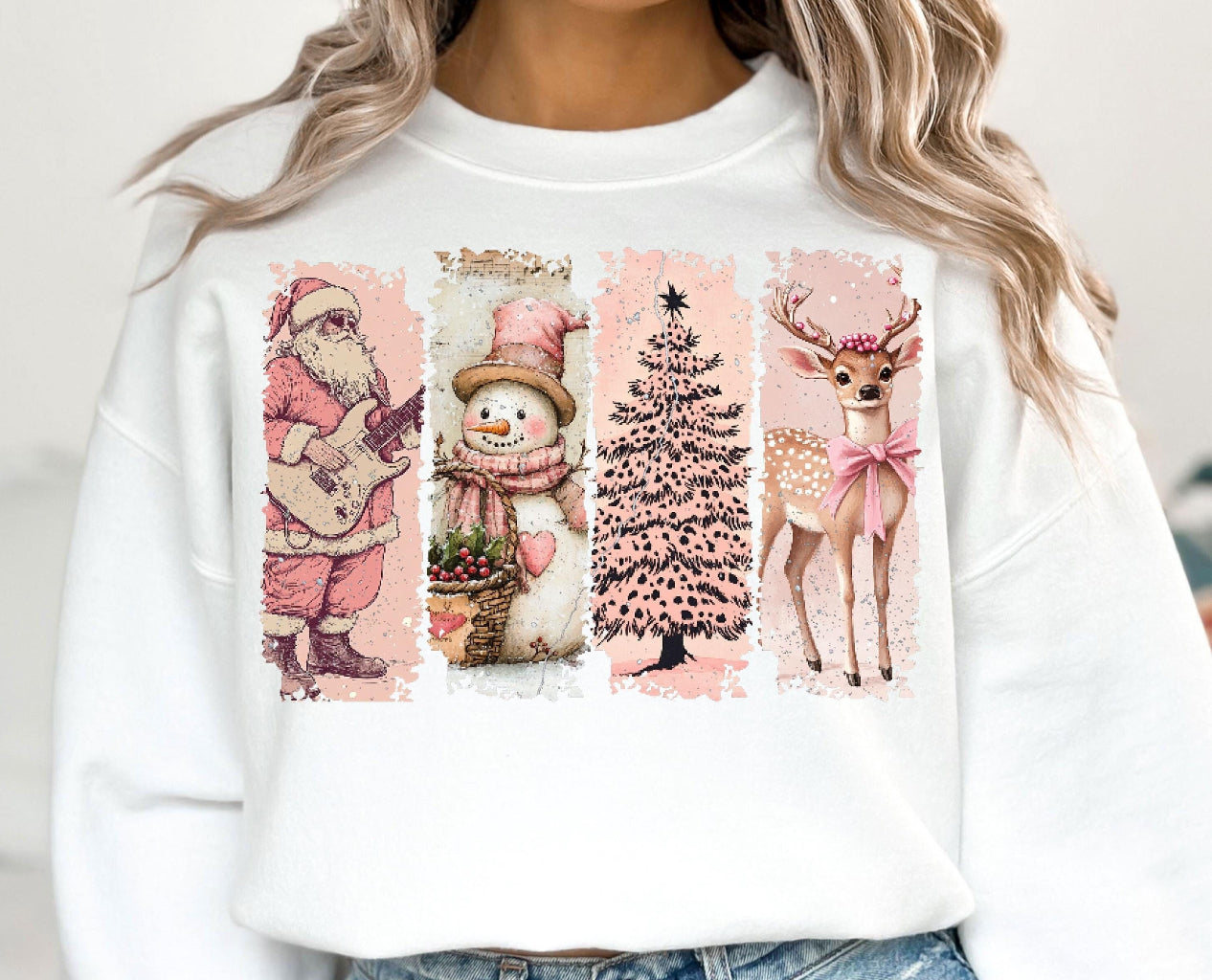 Vintage pink christmas