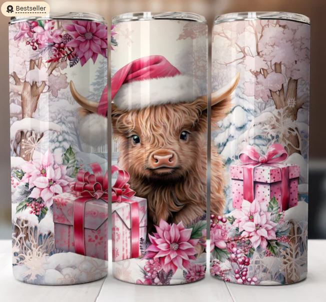 Merry Christmas from baby highland cow