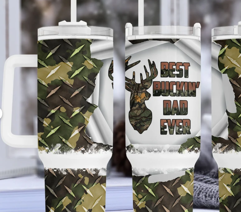 Best buckin dad 40oz tumbler