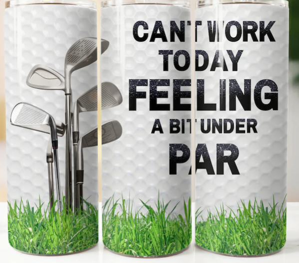 Can't work today feeling a bit under the par