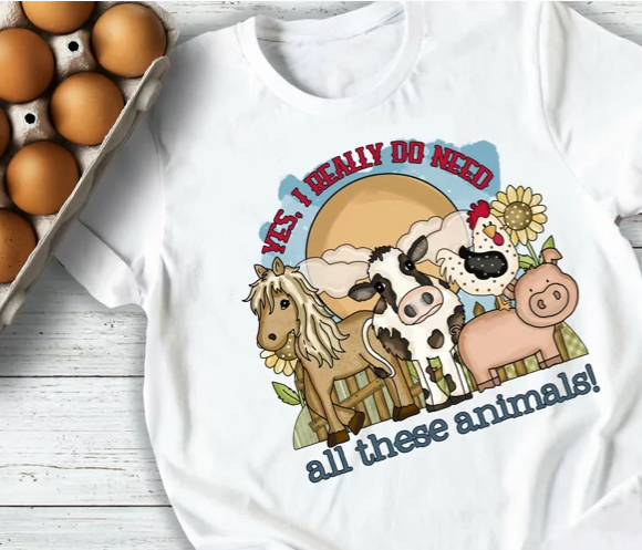 Yes, I really do need all these animals