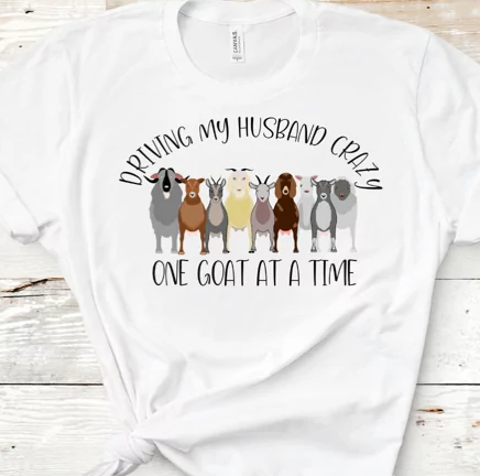 Driving my husband crazy one goat at a time