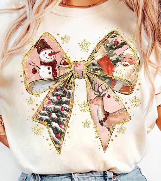 vintage bow tie Christmas