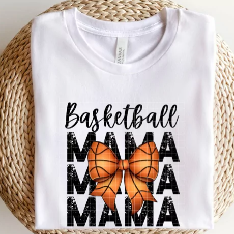 Basketball Mama with the cute bow