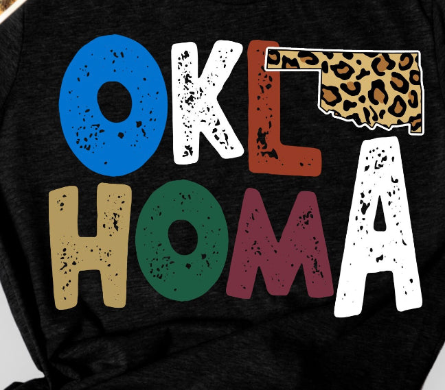 Colorful Oklahoma leopard