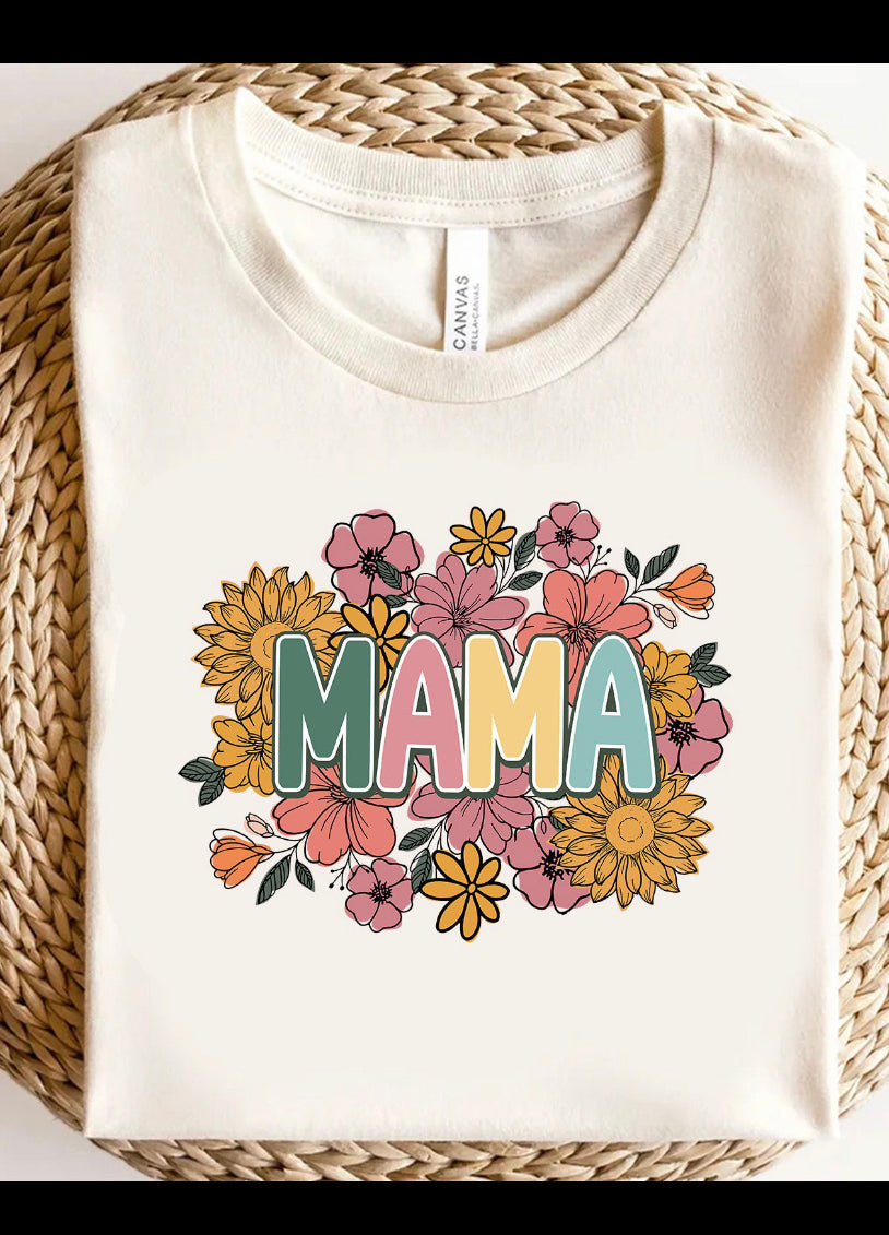Mama floral t-shirt