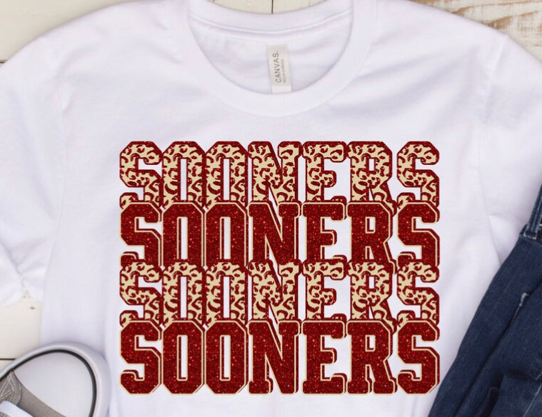 Sooners white tshirt