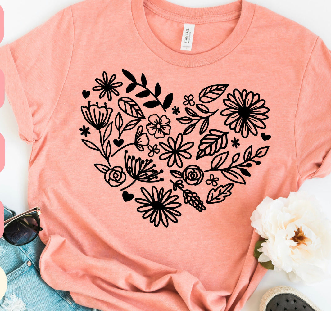 Floral heart