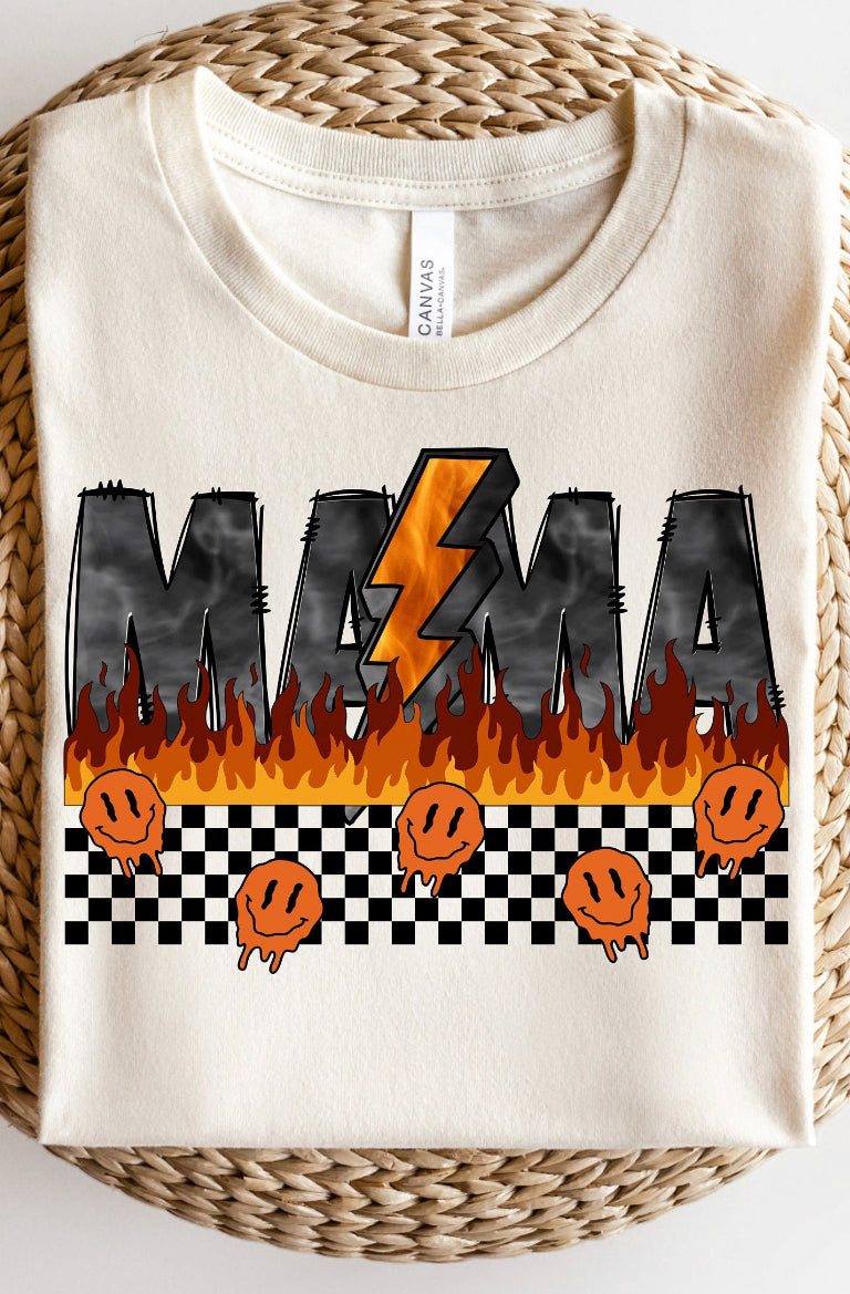 Mama on fire