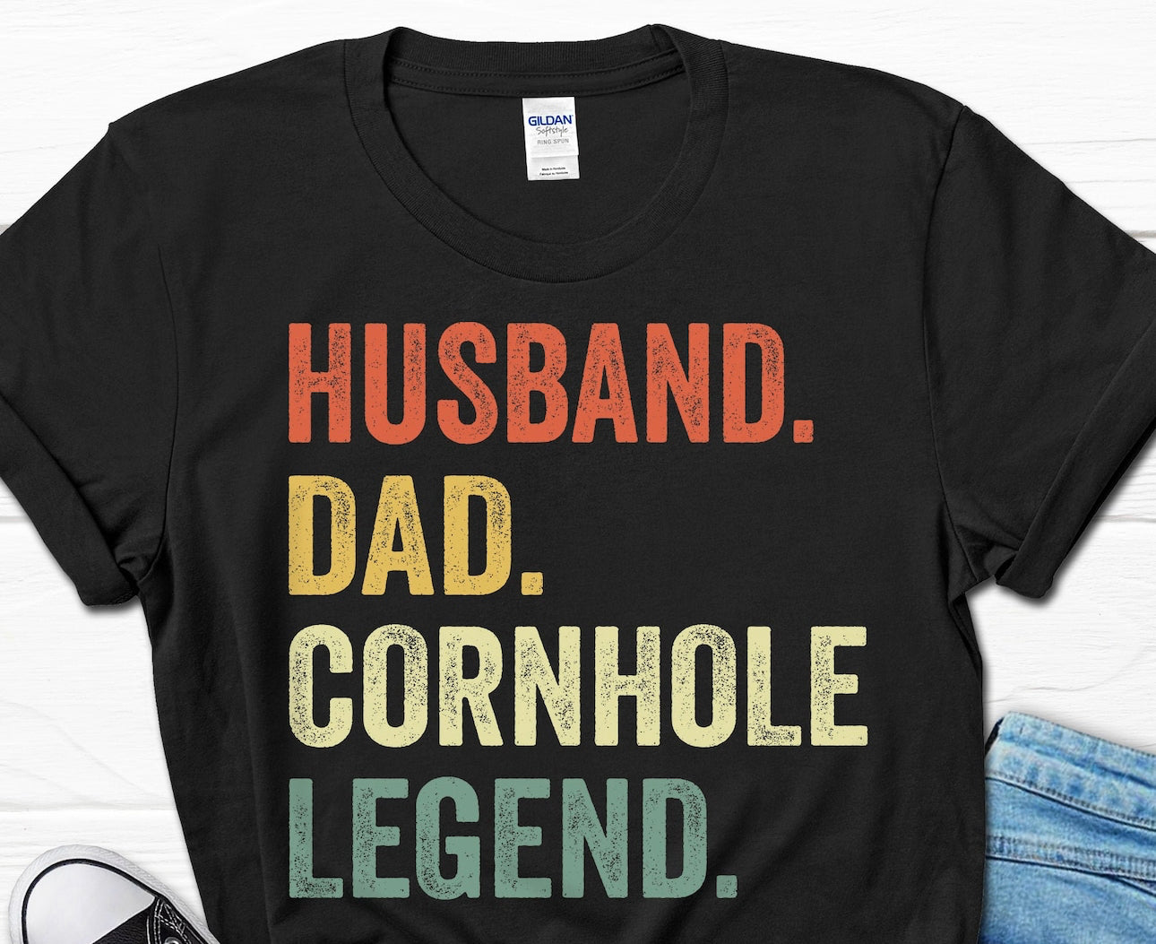 Husband dad cornhole legend