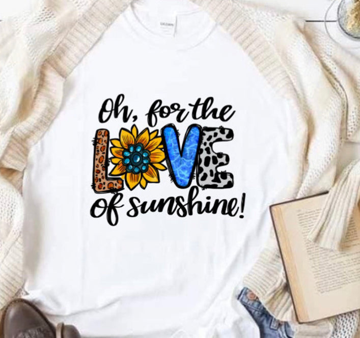 Oh for the love of sunshine