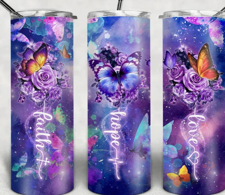 Faith, Hope & Love Tumbler