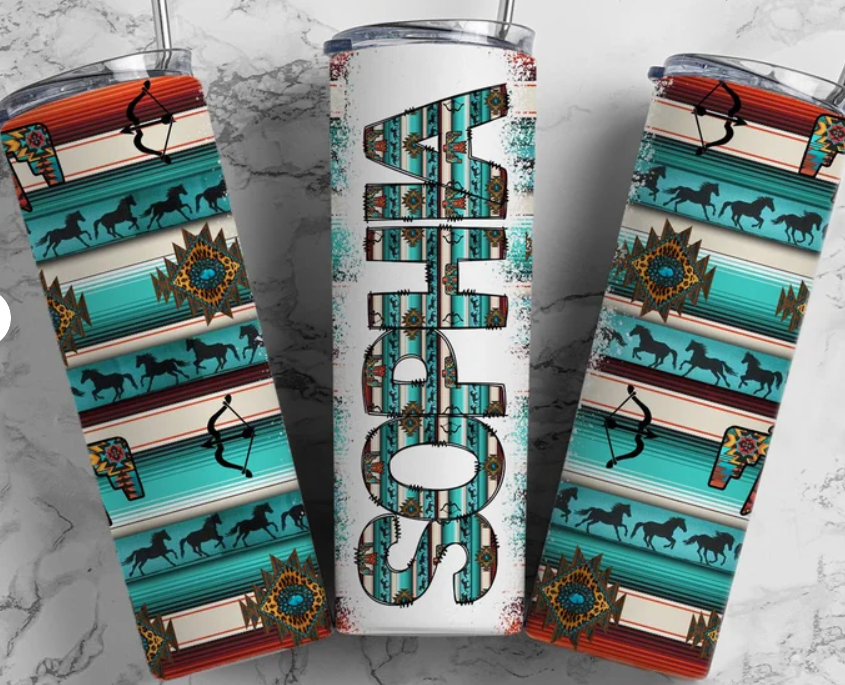 Personalized Aztec Tumbler