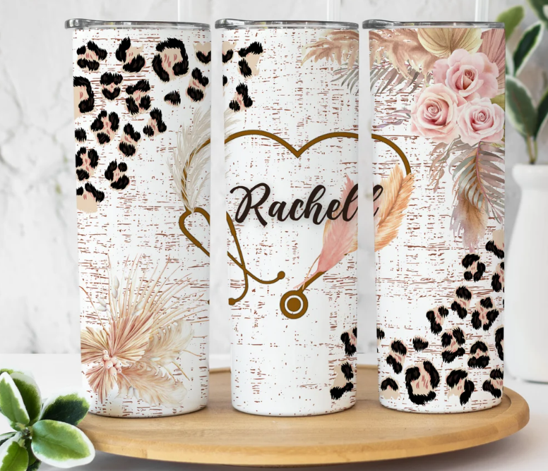 Personalized stethoscope tumbler
