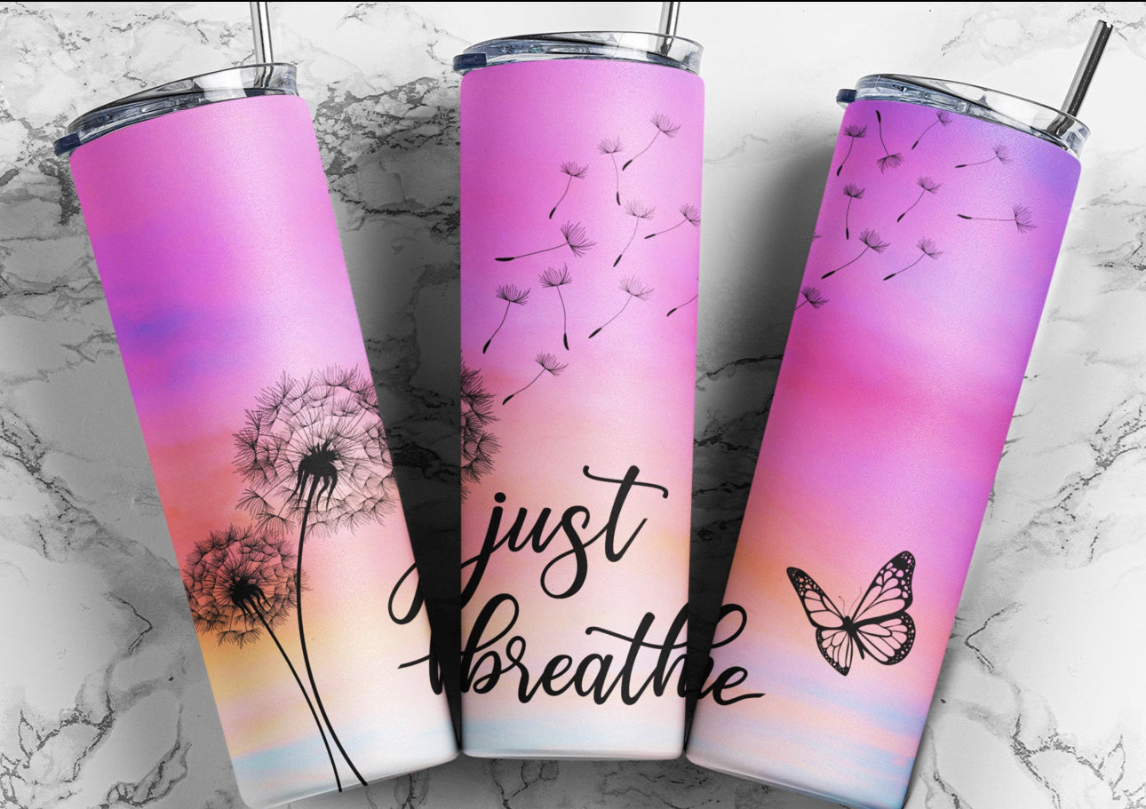 Just Breathe Tumbler