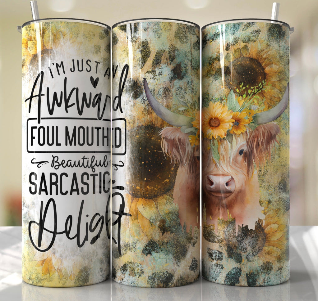 I'm just awkward tumbler