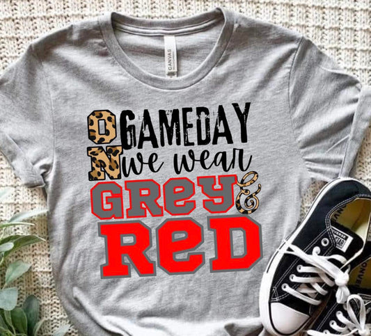 On Game day we wear red!!!