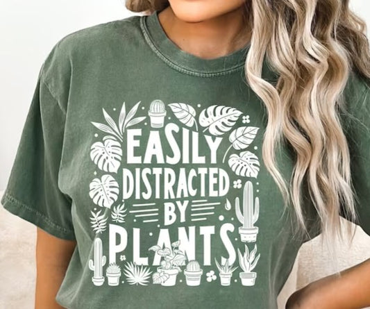 Easily distracted by plants