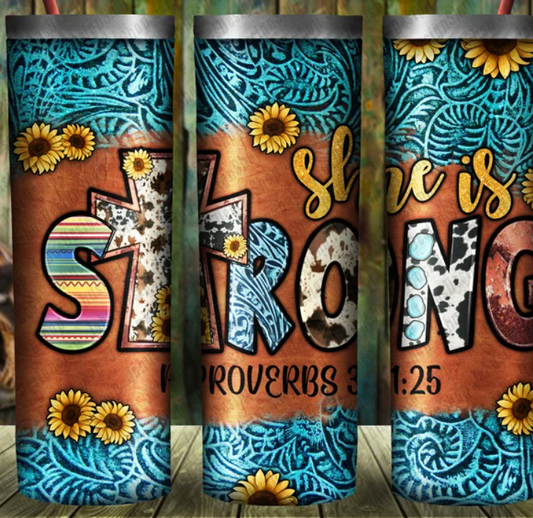 She us SRONG Tumbler