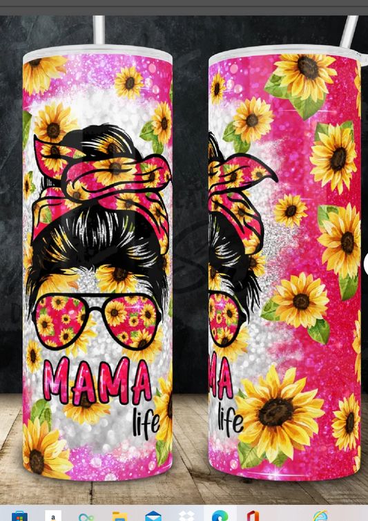 MAMA Pink Sunflower