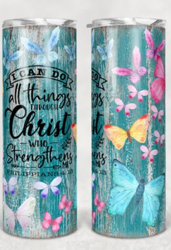 I can do all things through christ who strengthens me tumbler