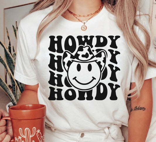 Howdy cowboy t shirt