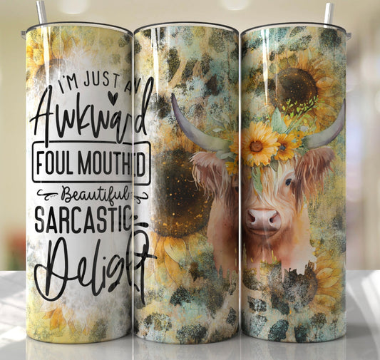 I'm just awkward tumbler